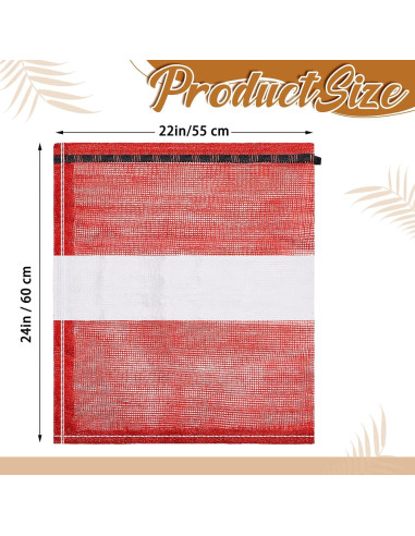 10 Bolsas de Malla Reutilizables GliCraft 55.88x60.96 cm