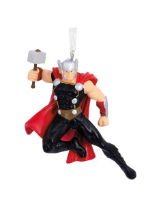 Adorno Navideño Hallmark Thor con Mjolnir 7x8x4.5 cm