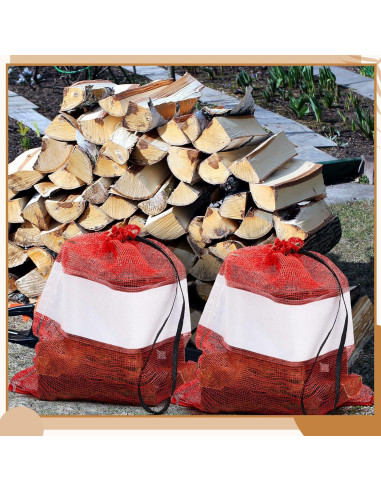 10 Bolsas de Malla Reutilizables GliCraft 55.88x60.96 cm