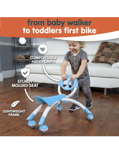 YBike Pewi Juguete de Paseo Azul para Bebés 9 a 36 Meses 2