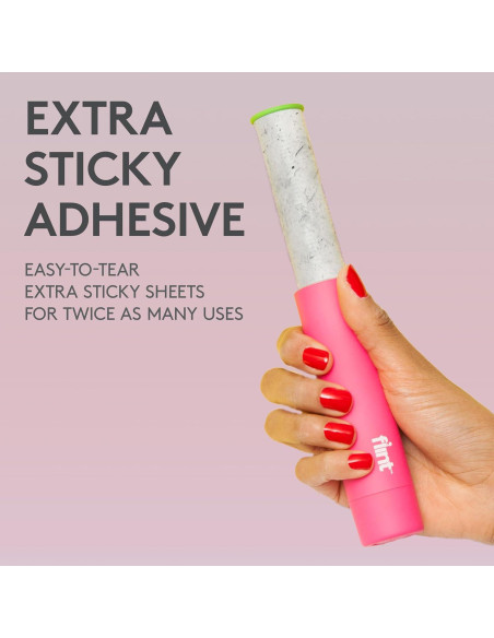 Recarga Rodillo Quitapelusas Flint - 2 Unidades Extra Pegajosas