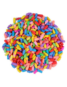 Paquete de 500 tapas de borrador de lápiz Kolewo4ever colores