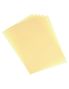 Hojas de Plástico Retráctil MECCANIXITY 5 Pcs 21x29.7 cm Beige