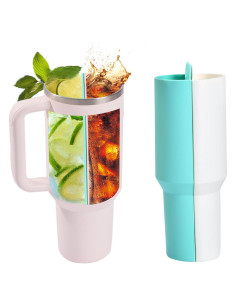 Separador de Bebidas de Silicona Fureoai para Taza Stanley 40 oz