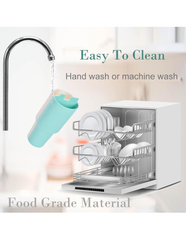 Separador de Bebidas de Silicona Fureoai para Taza Stanley 40 oz