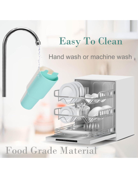 Separador de Bebidas de Silicona Fureoai para Taza Stanley 40 oz