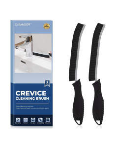 Cepillos de limpieza de ranuras CLEANGOR - 2 unidades, ergonómicos