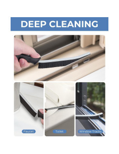 Cepillos de limpieza de ranuras CLEANGOR - 2 unidades, ergonómicos 2