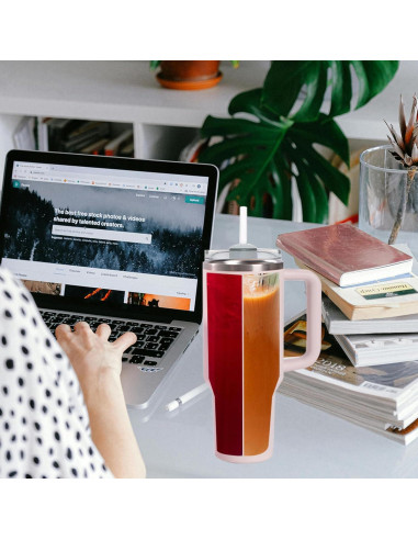 Separador de Bebidas de Silicona Fureoai para Taza Stanley 40 oz