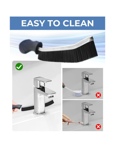 Cepillos de limpieza de ranuras CLEANGOR - 2 unidades, ergonómicos