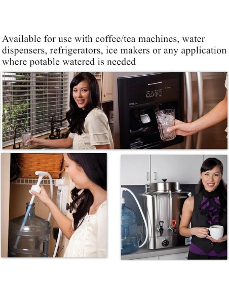 Bomba dispensadora de agua embotellada U/D 110V 1GPM Grado alimenticio