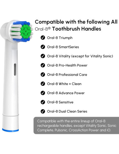 Cabezas de cepillo de dientes Oral-B Genkent, 4 piezas