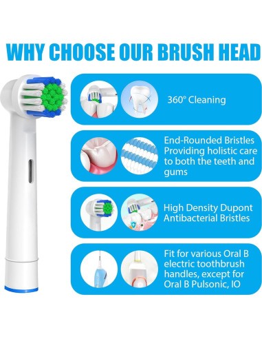 Cabezas de cepillo de dientes Oral-B Genkent, 4 piezas