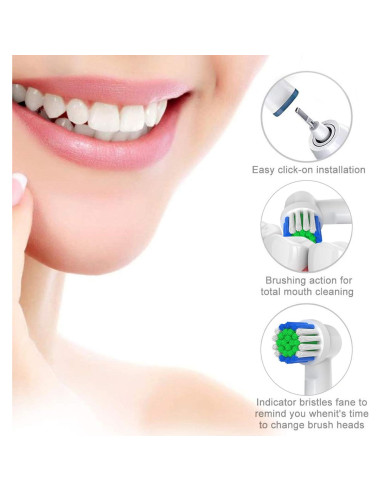 Cabezas de cepillo de dientes Oral-B Genkent, 4 piezas