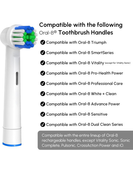 Cabezas de cepillo de dientes Oral-B Genkent, 4 piezas