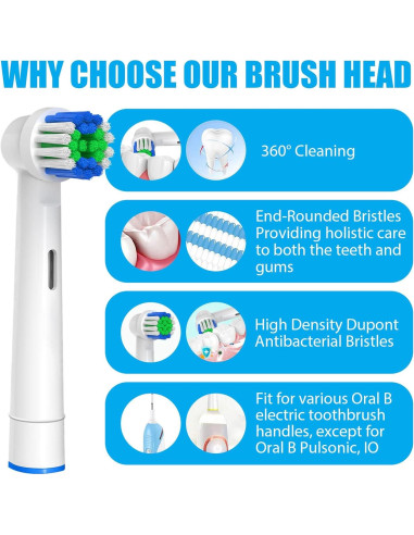 Cabezas de cepillo de dientes Oral-B Genkent, 4 piezas