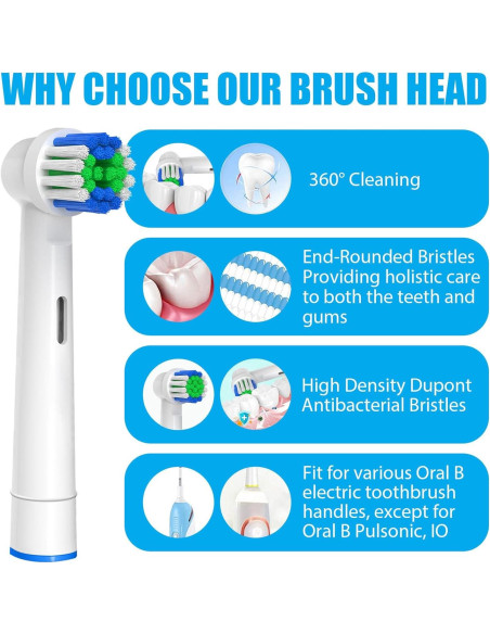 Cabezas de cepillo de dientes Oral-B Genkent, 4 piezas