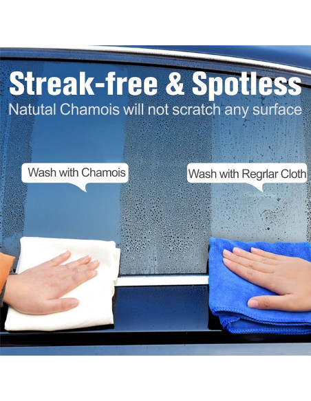 Paño de Chamois Natural River Lake 99x65 cm para Coche