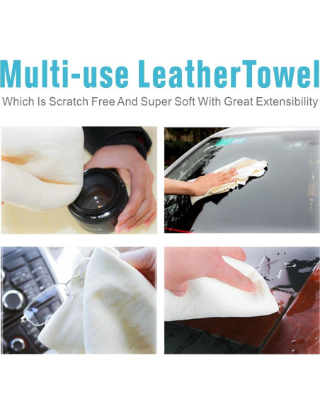 Paño de Chamois Natural River Lake 99x65 cm para Coche