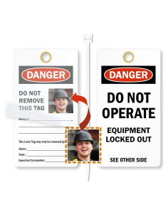 Etiqueta de bloqueo No Operar SmartSign 8.26x15.24 cm 25 unidades