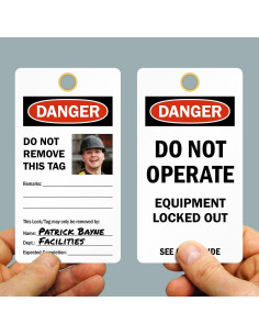 Etiqueta de bloqueo No Operar SmartSign 8.26x15.24 cm 25 unidades 2