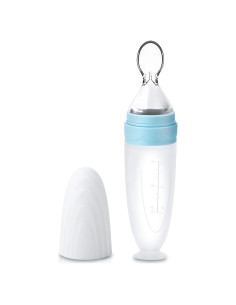 Cuchara dispensadora de comida para bebés Termichy azul - 119g