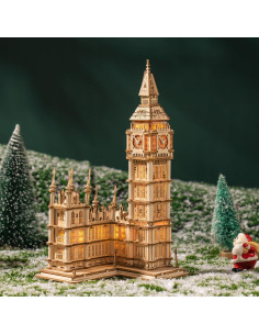 Rompecabezas 3D de Madera Rolife Big Ben 220 Piezas 2