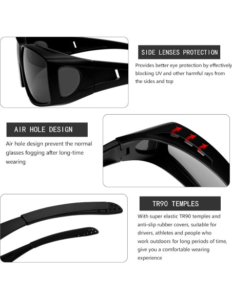 Gafas de Sol Polarizadas KANASTAL UV400 para Hombres y Mujeres