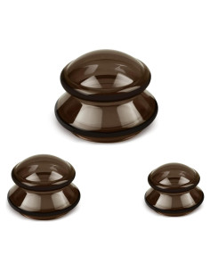 Kit de Ventosas de Silicona Excitsayno para Masaje 3 Tamaños