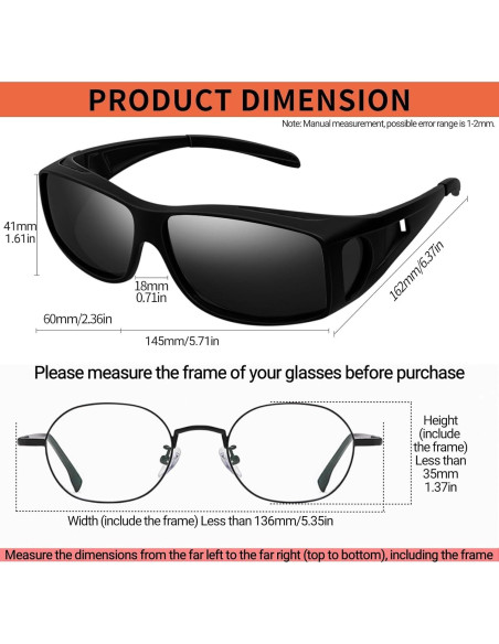 Gafas de Sol Polarizadas KANASTAL UV400 para Hombres y Mujeres