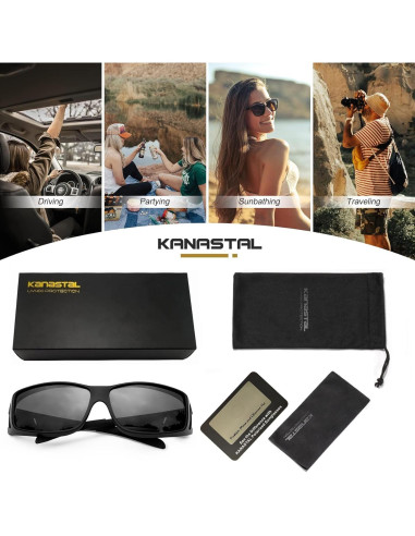 Gafas de Sol Polarizadas KANASTAL UV400 para Hombres y Mujeres