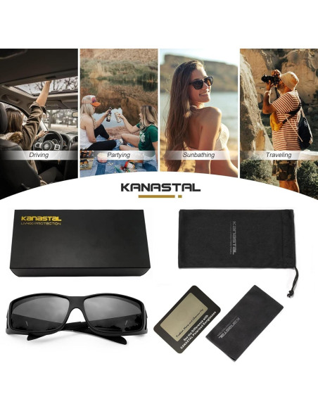 Gafas de Sol Polarizadas KANASTAL UV400 para Hombres y Mujeres