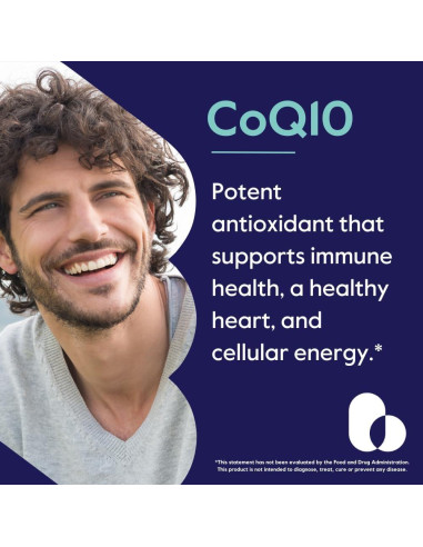 Coenzima CoQ10 400mg Bestvite - 120 Cápsulas Vegetarianas