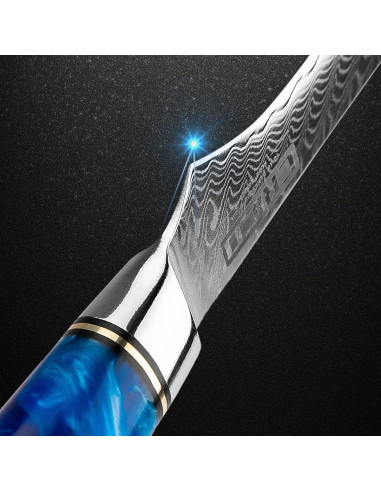 Cuchillo de Deshuesar CRICO Damasco 13.5 cm Acero VG10 Forjado