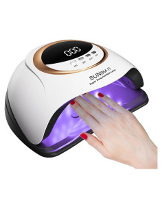 Lámpara UV LED 180W HeerMua para Uñas de Gel con Sensor