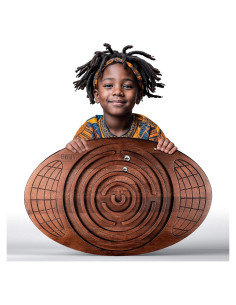 Tabla de Equilibrio Bodo Maze de Madera para Niños y Adultos