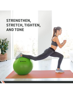 Bola de Ejercicio Body Sport 55 cm Verde con Bomba 2