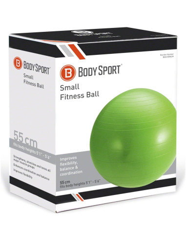 Bola de Ejercicio Body Sport 55 cm Verde con Bomba