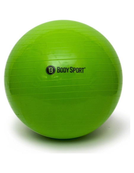 Bola de Ejercicio Body Sport 55 cm Verde con Bomba