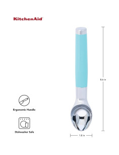 Cuchara para helado KitchenAid Classic 21.8 cm Aqua Sky 2