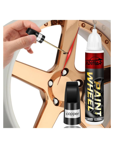 Pintura de Retoque para Bordes de Ruedas xdotoar Cobre 12ml