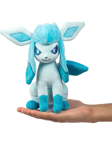 Peluche Glaceon Pokémon 20 cm - Licencia Oficial - Regalo Niños 2+