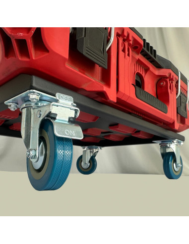 Carro de herramientas SZWJT-LV para Milwaukee Packout - Metal, 99.79 kg