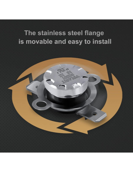 Interruptor Termostático KSD301 Awozkcd 2 Pcs 125V 16A