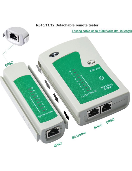 Kit de Herramientas de Crimpado RJ45 BAIDUOTOOL Cat5 Cat6