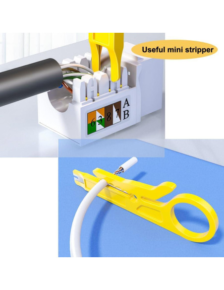 Kit de Herramientas de Crimpado RJ45 BAIDUOTOOL Cat5 Cat6