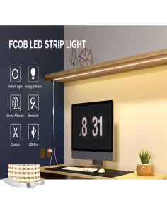 Tira de Luz LED Flexible 2.00m USB SHENZEN 3000K Dimmable 2