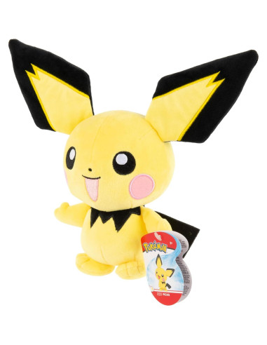 Peluche Pichu 20 cm Jazwares - Pokémon Licencia Oficial