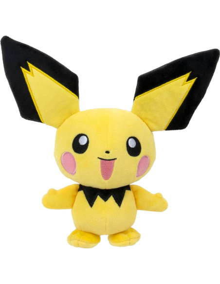 Peluche Pichu 20 cm Jazwares - Pokémon Licencia Oficial