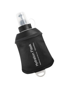 Botella de Agua Colapsable WILDREEDS 150ml Negra TPU